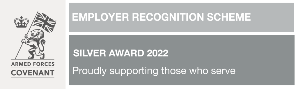 ERS Armed Forces Covenant Silver Award