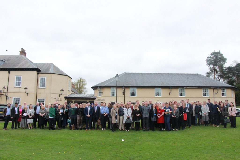 Group photo of all 100 leaders.