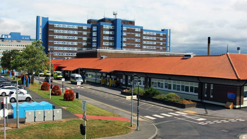Exterior of University Hospital of North Tees