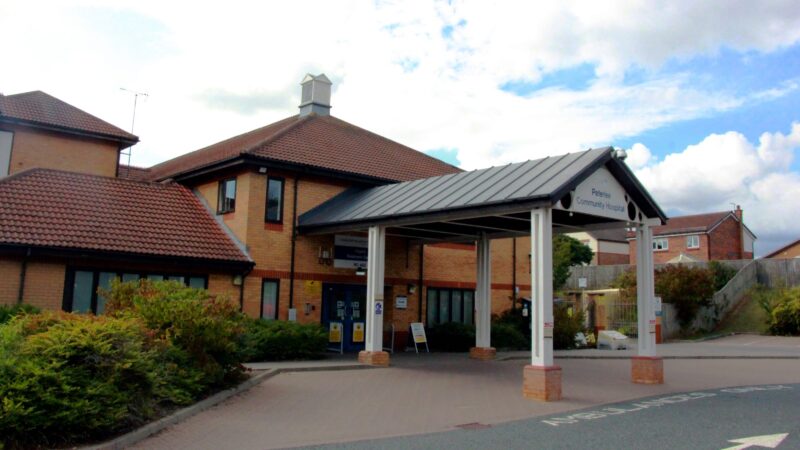 Exterior of Peterlee Community Hospital