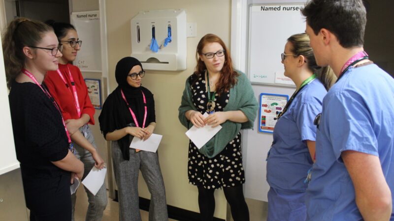 Student doctors from Sunderland University Medical School