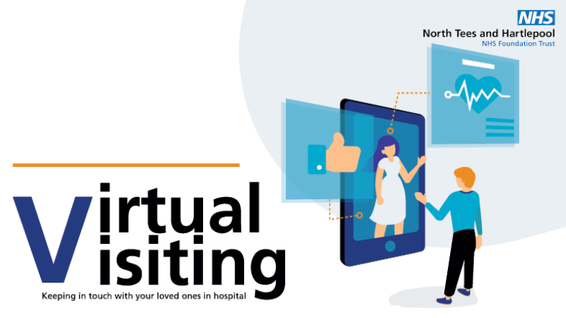 Virtual visiting decorative banner
