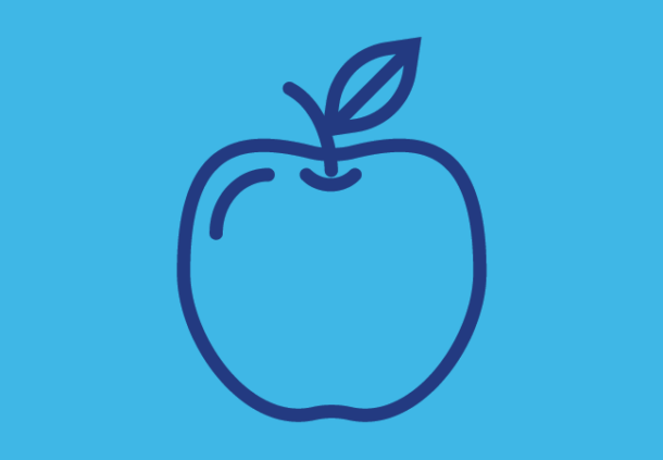 Eat well apple icon