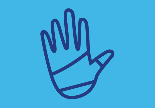 Get well bandage icon