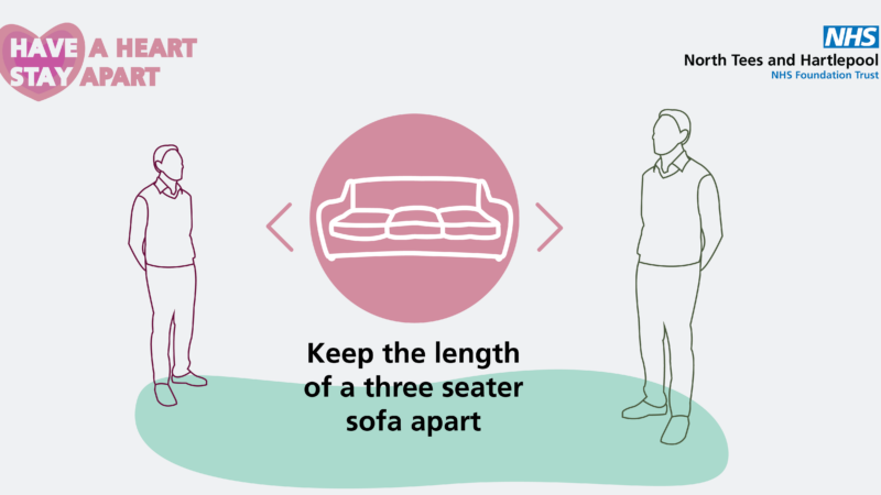 Have a heart - stay apart campaign artwork