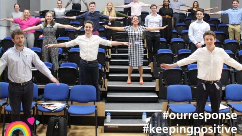 Some of our newly qualified doctors at induction