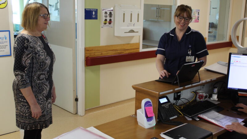 Lynn Morgan and colleague discuss new prescription service