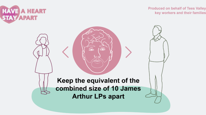 Have a heart - stay apart campaign