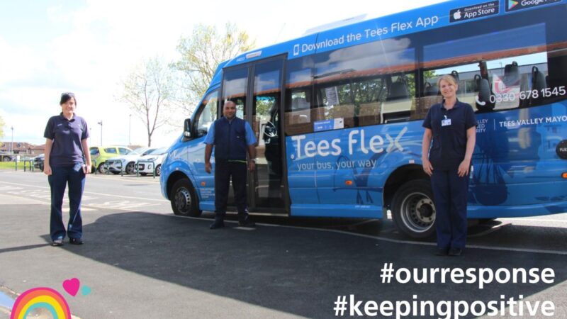 Local bus company Tees Flex supporting vulnerable patients