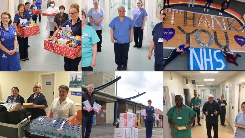 Thank you collage from staff and the community