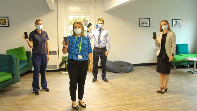 Kath Tarn and her 100 Leaders pack.