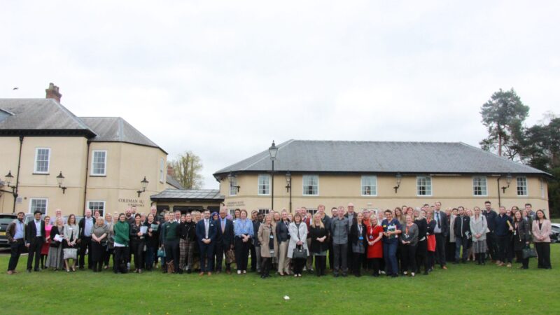Group photo of all 100 leaders.