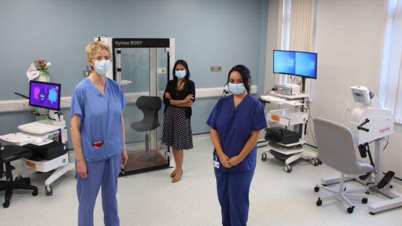 Members of the lung cancer team.