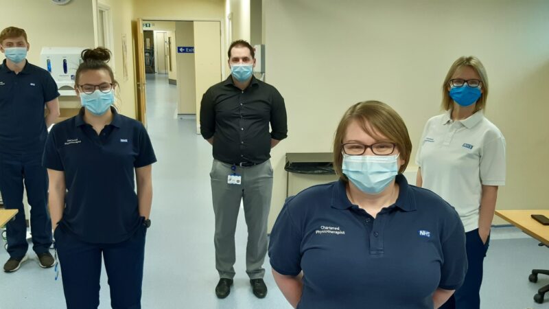 A group of physiotherapists.