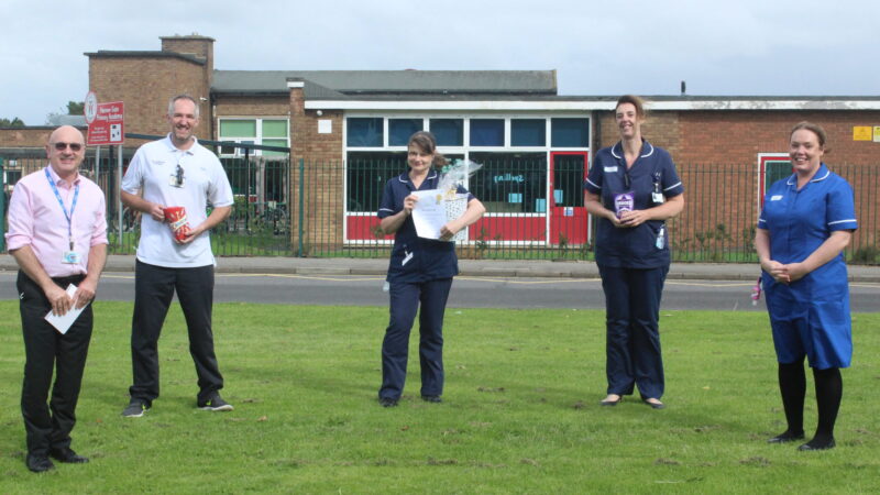 Frailty team group shot for October 2020's team of the month