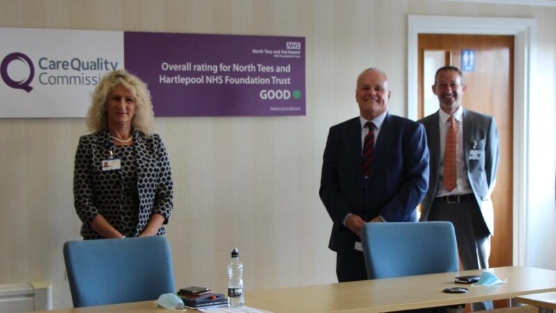 Sue Snowdon with members of the board.