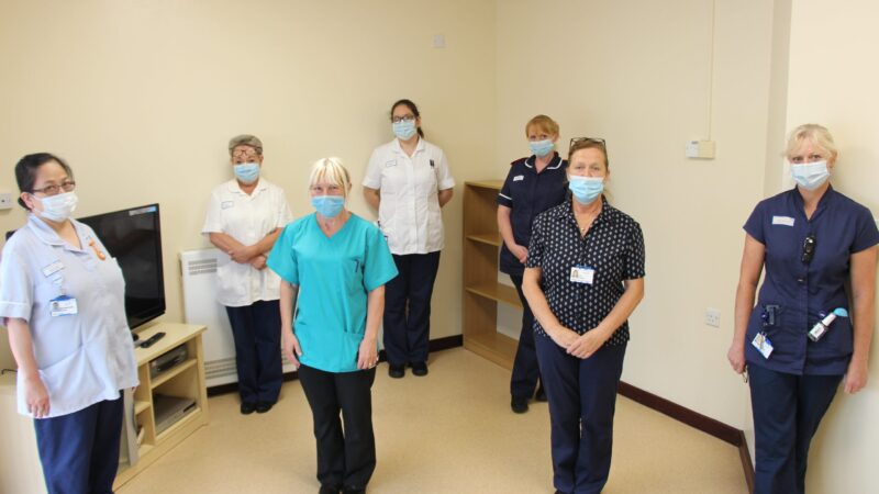 Staff in the joint replacement unit.